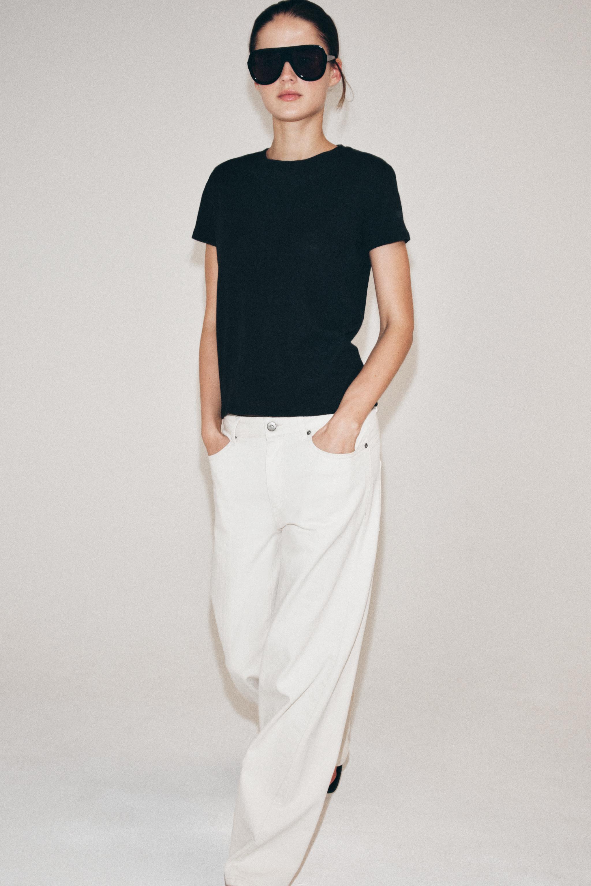 SHORT SLEEVE LINEN BLEND T-SHIRT
